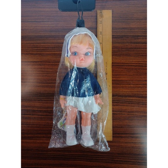 Rare Vintage 1960's Herman Pecker & Co Girl Doll Blonde New In Package #9/1290 - Picture 3 of 14
